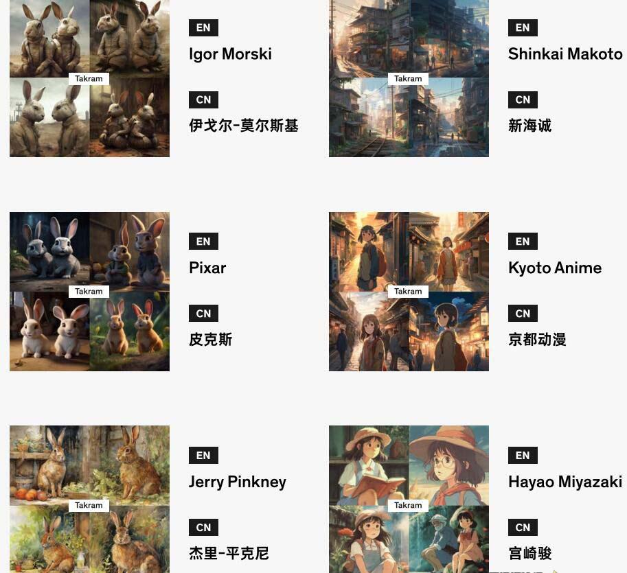 图片[1]-Midjourney辞典AIGC中英双语图文辞典+提示关键词Prompt大全-乐码云集