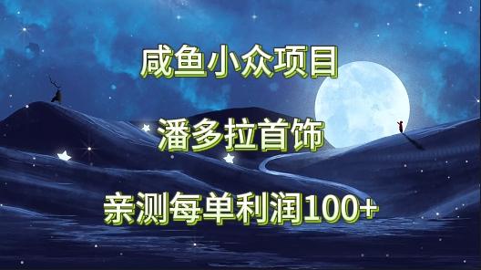 咸鱼小众项目，潘多拉首饰，亲测每单利润100+-乐码云集