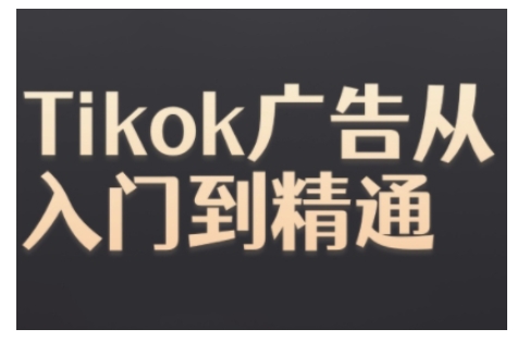 Tiktok Ads实操教程，Tiktok广告从入门到精通-乐码云集