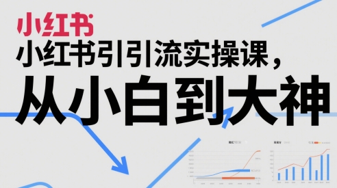 小红书引流实操课，从小白到大神-乐码云集