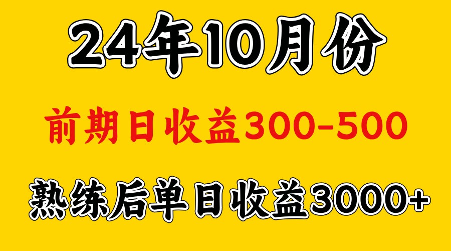 高手是怎么赚钱的.前期日收益500+熟练后日收益3000左右-乐码云集