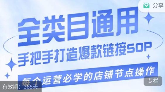 单品爆款打造实操运营，单品爆款从“0”-“1”手把手演练运营步骤-乐码云集