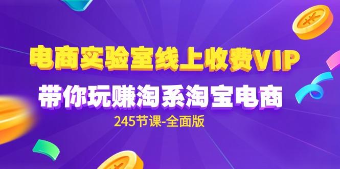 (9859期)电商-实验室 线上收费VIP，带你玩赚淘系淘宝电商(245节课-全面版)-乐码云集