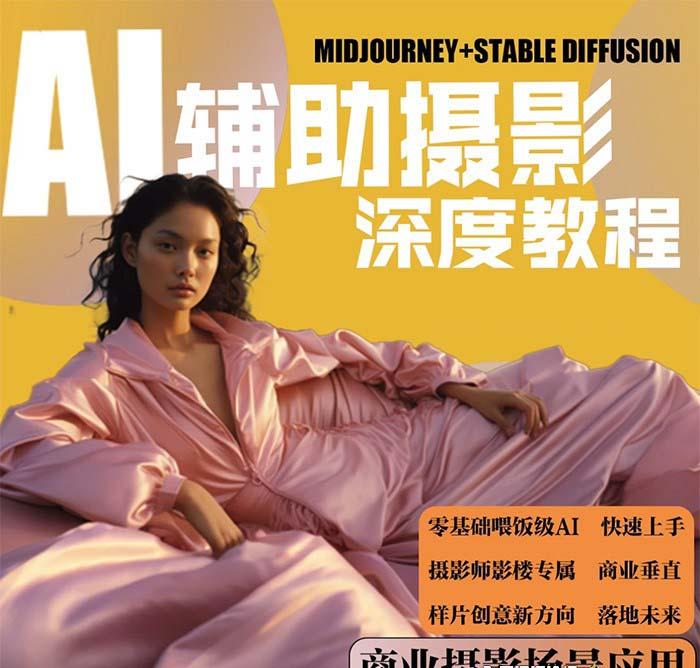 (8727期)2024年AI辅助摄影人工智能商业应用摄影课程(37节课)-乐码云集