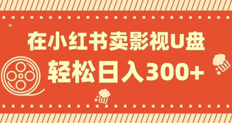 在小红书上卖影视U盘，轻松日入300+，操作简单，小白可轻松上手-乐码云集