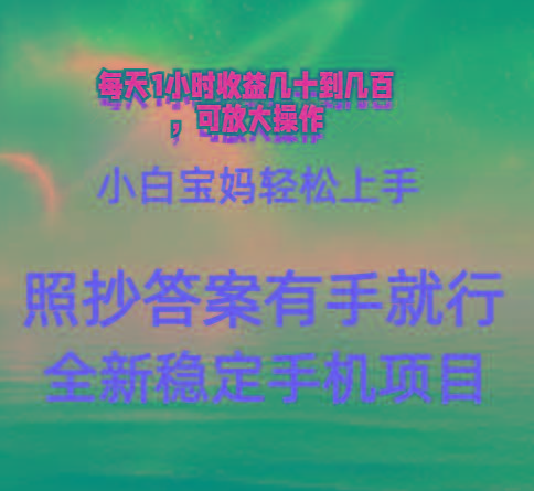 0门手机项目，宝妈小白轻松上手每天1小时几十到几百元真实可靠长期稳定-乐码云集