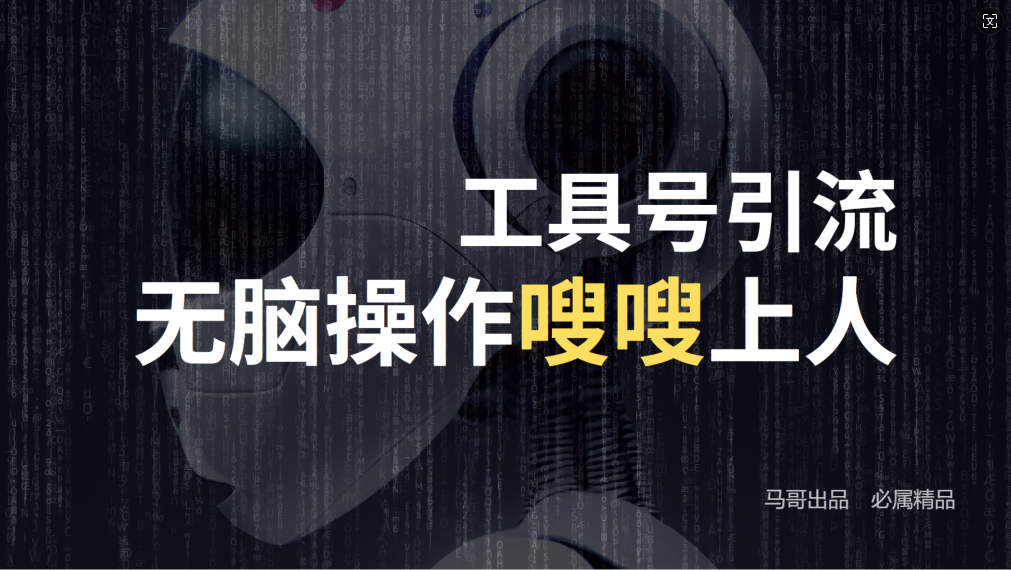 24年抖音最新工具号日引流300+创业粉，日入5000+-乐码云集