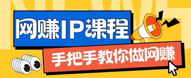 ip合伙人打造1.0，从0到1教你做网创，实现月入过万【揭秘】-乐码云集