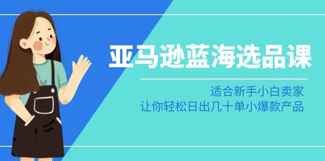 亚马逊-蓝海选品课：适合新手小白卖家，让你轻松日出几十单小爆款产品-乐码云集