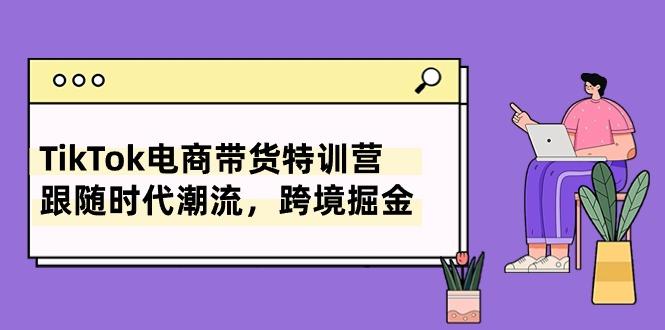 TikTok电商带货特训营，跟随时代潮流，跨境掘金(8节课-乐码云集