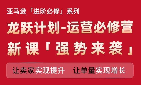 亚马逊进阶必修系列，龙跃计划-运营必修营新课，让卖家实现提升 让单量实现增长-乐码云集