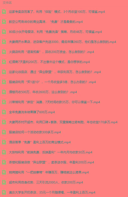 图片[5]-(9607期)真实有效391套商业模式，年入几十到几百万案例解析(电子书+视频+图文)-乐码云集
