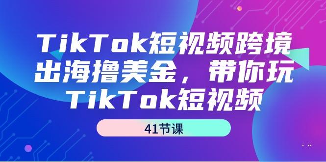 TikTok短视频跨境出海撸美金，带你玩TikTok短视频(41节课)-乐码云集