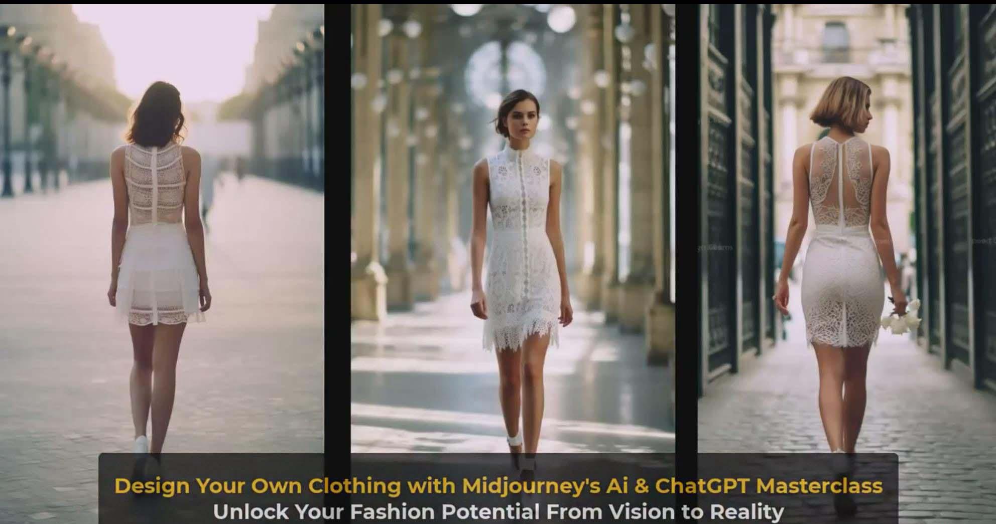 图片[2]-利用 Midjourneys Ai 人工智能设计自己的服装AI大师班-10节课-中英字幕-乐码云集