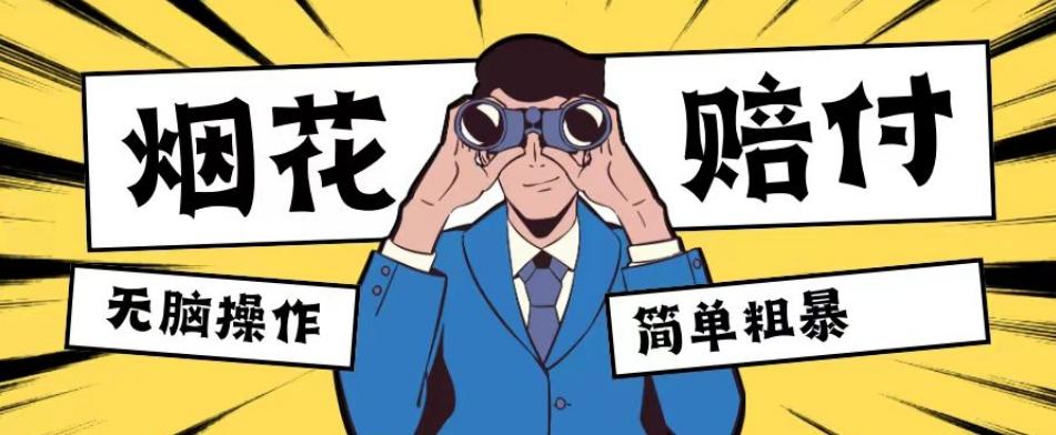 最新蓝海玩法，烟花爆竹赔付，单订单赔付200-500无脑操作【仅揭秘】-乐码云集