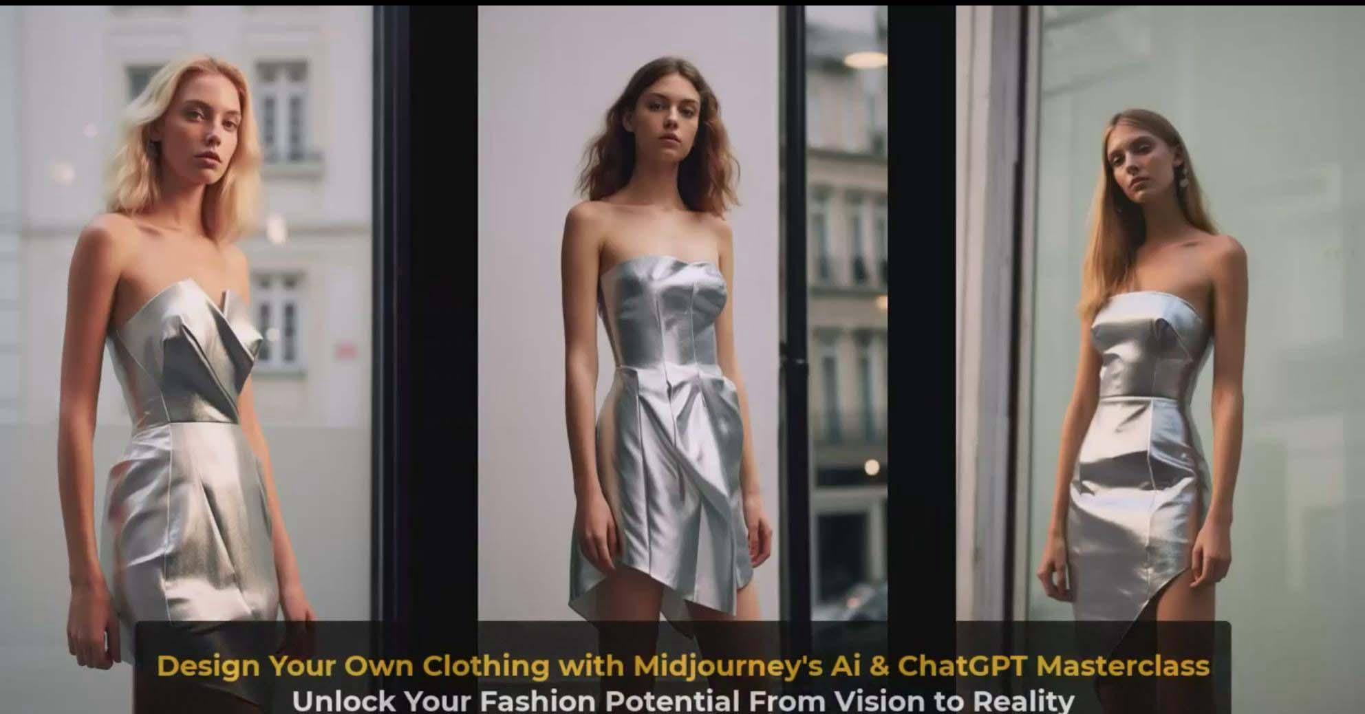 图片[8]-利用 Midjourneys Ai 人工智能设计自己的服装AI大师班-10节课-中英字幕-乐码云集