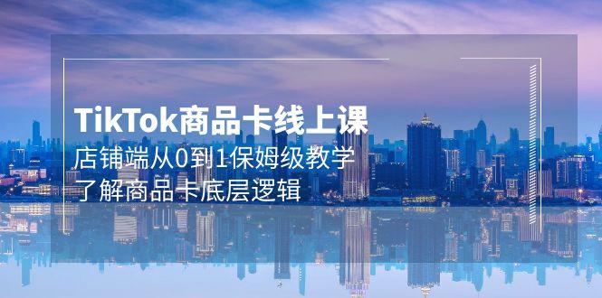 (9843期)Tk商品卡线上课，店铺端从0到1保姆级教学，了解商品卡底层逻辑(20节)-乐码云集