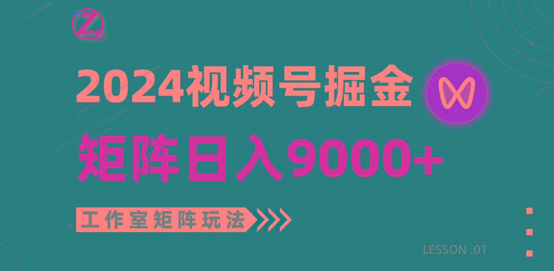 (9709期)【蓝海项目】2024视频号自然流带货，工作室落地玩法，单个直播间日入9000+-乐码云集