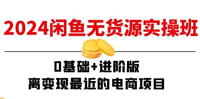 2024闲鱼-无货源实操班：0基础+进阶版，离变现最近的电商项目(15节-乐码云集