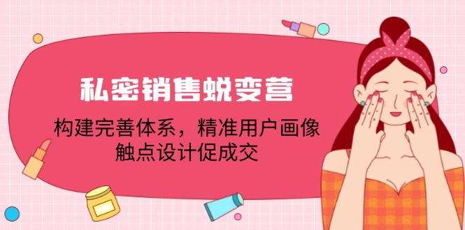 私密销售蜕变营：构建完善体系，精准用户画像，触点设计促成交-乐码云集