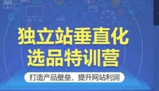 独立站垂直化选品特训营，打造产品壁垒，提升网站利润-乐码云集