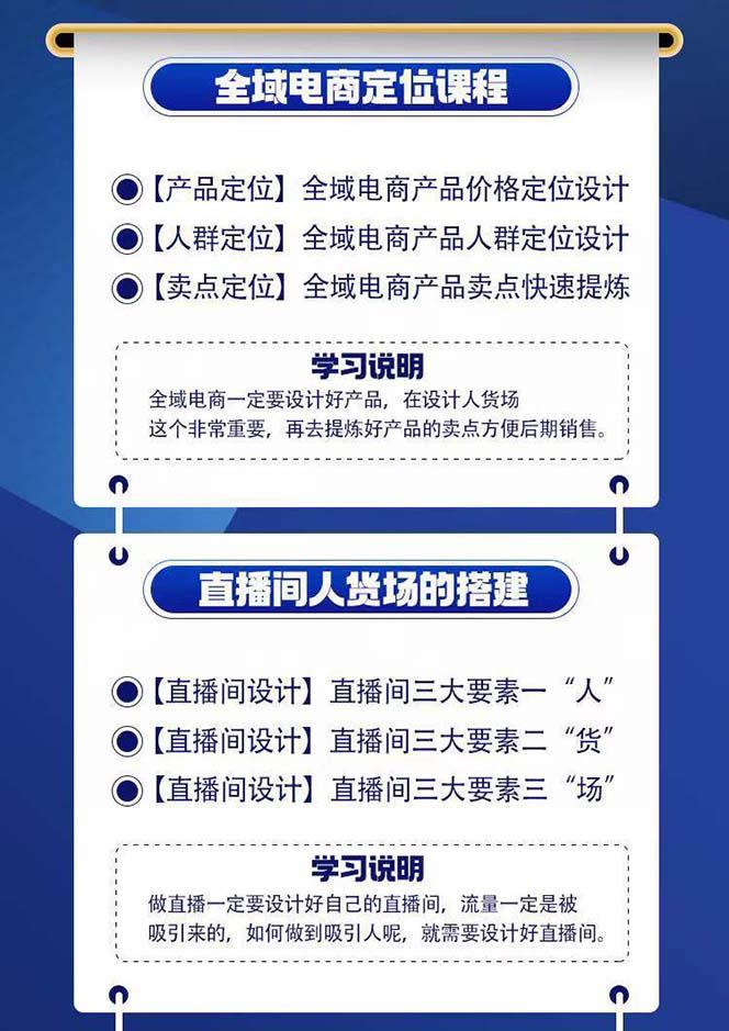 图片[2]-全域电商-粗暴玩法课：10亿销售经验干货分享！定位/免费起号/千川投流-乐码云集