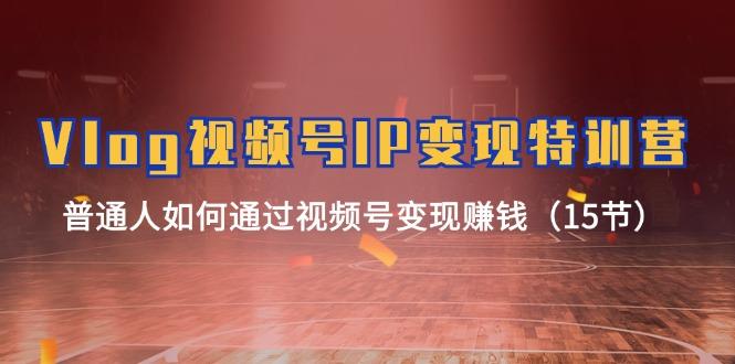 Vlog 视频号IP变现特训营，普通人如何通过视频号变现赚钱(15节-乐码云集