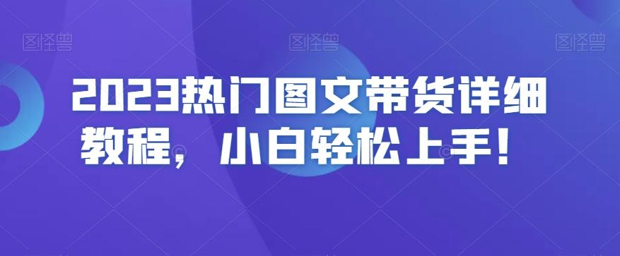 2023热门图文带货详细教程，小白轻松上手！-乐码云集