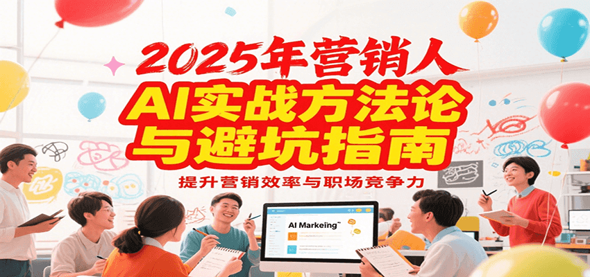 2025年营销实战方法论与避坑指南,利用AI提升营销效率与职场竞争力-乐码云集