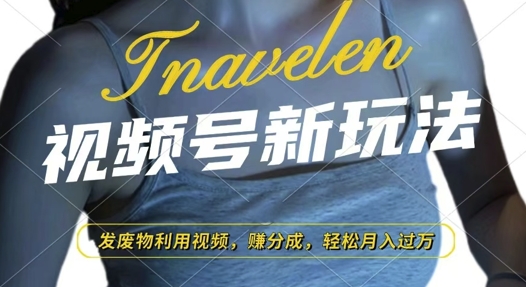 视频号新玩法，废物利用视频，撸分成收益，轻松月入过W【揭秘】-乐码云集