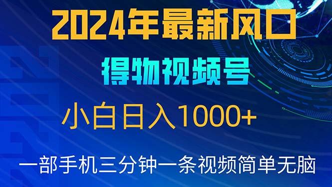 2024年5月最新蓝海项目，小白无脑操作，轻松上手，日入1000+-乐码云集
