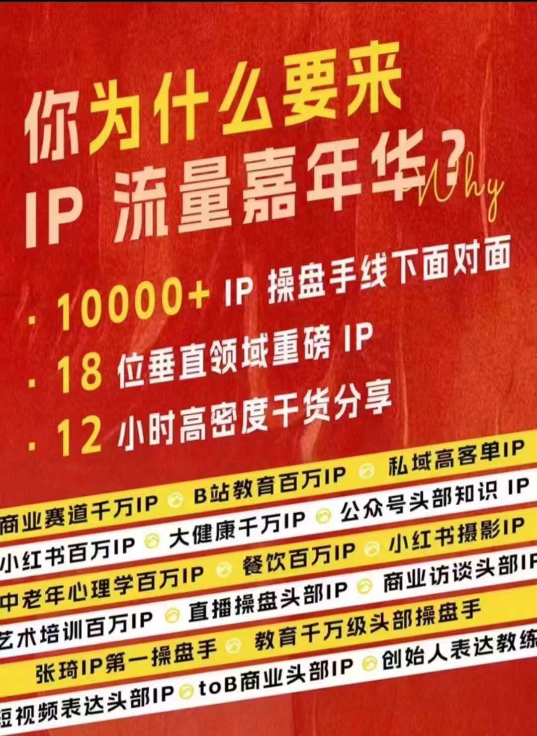 群响IP流量嘉年华，​现场视频+IP江湖2024典藏版PPT-乐码云集