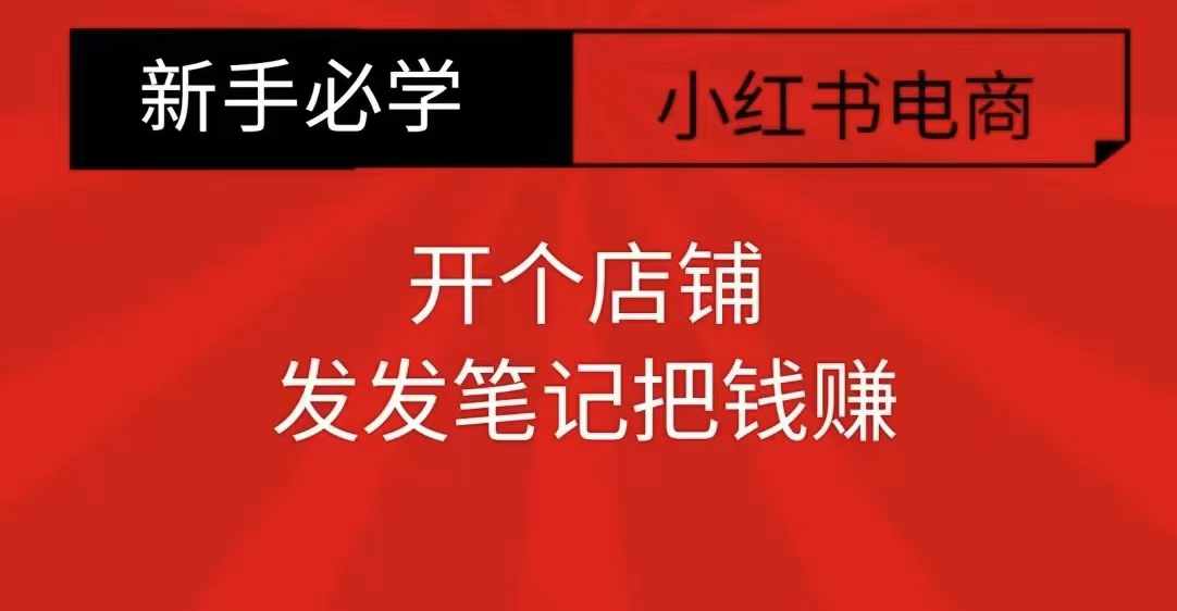 小红书零食共创【新手易上手】开个店铺，发发笔记把钱赚-乐码云集