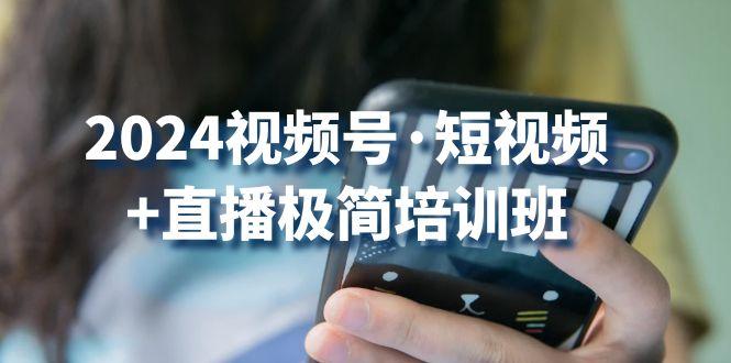 2024视频号·短视频+直播极简培训班：抓住视频号风口，流量红利-乐码云集