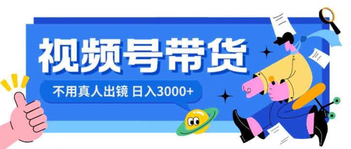 视频号带货，日入3000+，不用真人出镜-乐码云集